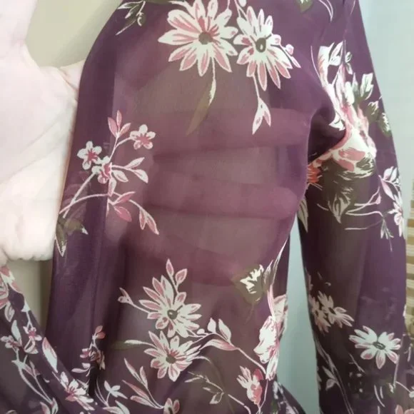 🌸 SEDUCTIONS Floral Maxi Dress – Size Small 🌸 - Picture 8 of 8